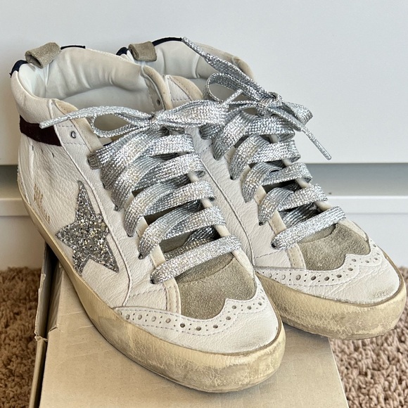 Golden Goose Mid-Star Sneakers Women's Size 6 - Picture 12 of 16
